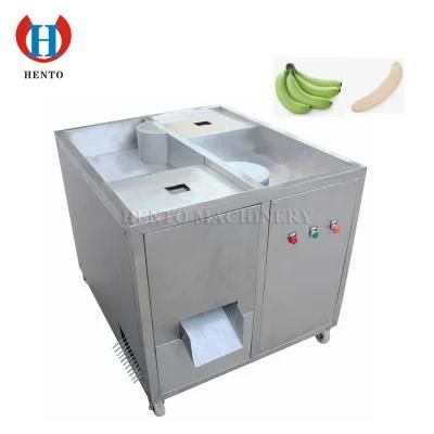 Industrial High Speed Single Feed Inlet Green Banana Peeling Machine / Double Feed Inlet ...