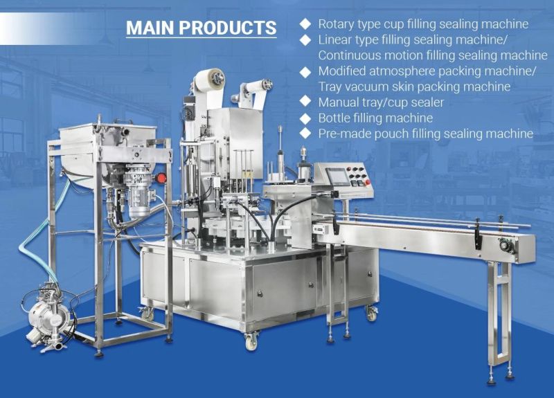 Bg60A-4c Closed Type Cup Filling Sealing Machine