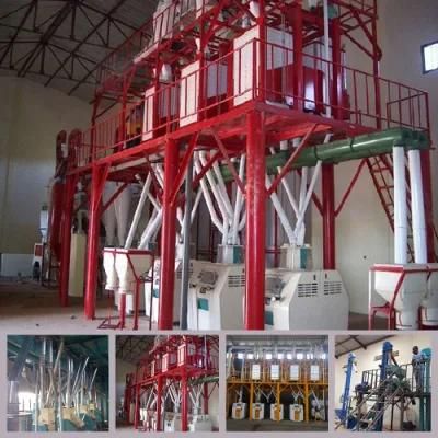 50t Maize Corn Flour Milling Machine in Africa Market