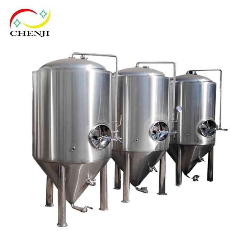 300L 400L 500L 600L 800L 1000L Customized OEM ODM Dimple Jacketed Insulated Yeast Beer Conical Cone Fermenting Fermenter