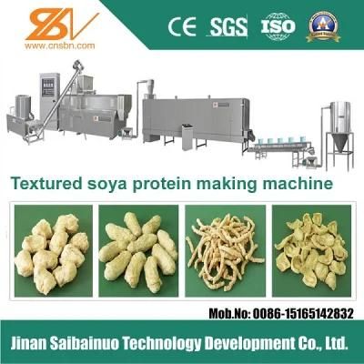 500kg/H 1ton/H 2ton/H Tvp Tsp Vegetable Meat Soya Bean Protein Nuggets Soya Meat Soya ...