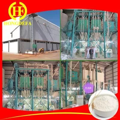 Chinese Fist Grade 50t/D Wheat Flour Milling Machine