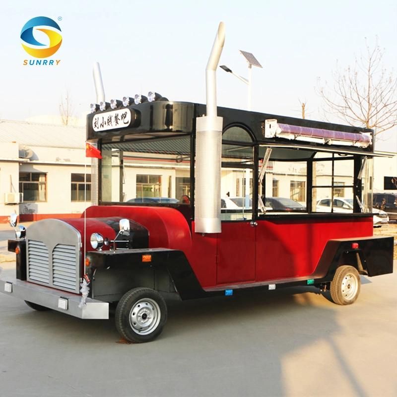 High Quality Satinless Steel Hot Doga Food Cart Ice-Cream Truck Gas Electric Catering Food Trailer USA Standard Full Set