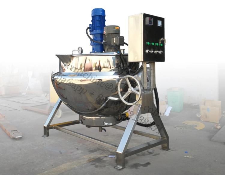 500liter Electric Jacketed Kettle with High Shear Emulsifying Mixer