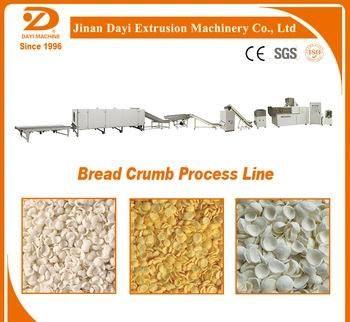 Twin Screw Extruder Bread Crumbs Processing Line Breadcrumbs Extrusion Machine