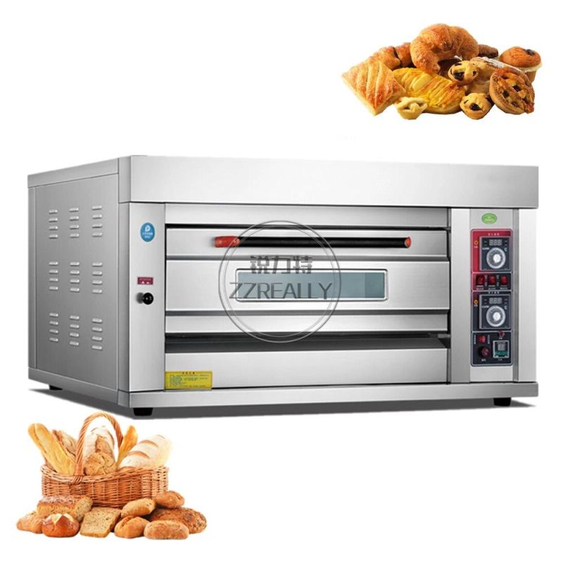 Multifunctional Cake Bread Pizza Cake Steam Baking Oven Commercial Bakery Machines 1 Deck 1 Tray Gas Oven Kitchen Equipment