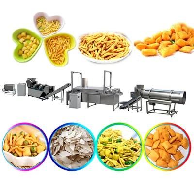 Double-Screw and Continuous Fried Food Machine with Factory Price for Sale