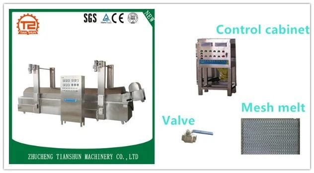 Ce Frying Equipment/Continuous Donut Fryer Machine