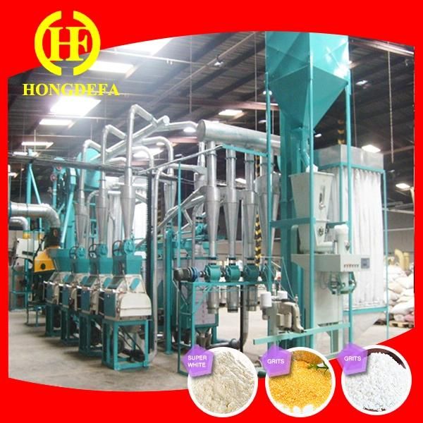 Produce Super Maize Meal 30t/24h Maize Milling Plant to Mombasa Port