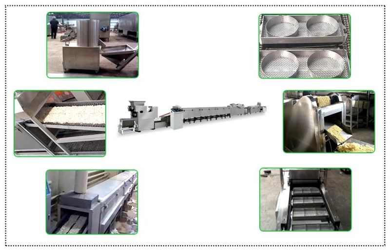 Stainless Steel Automatic Food Grade Stainless Steel Instant Noodles Making Machinery for Small Factory