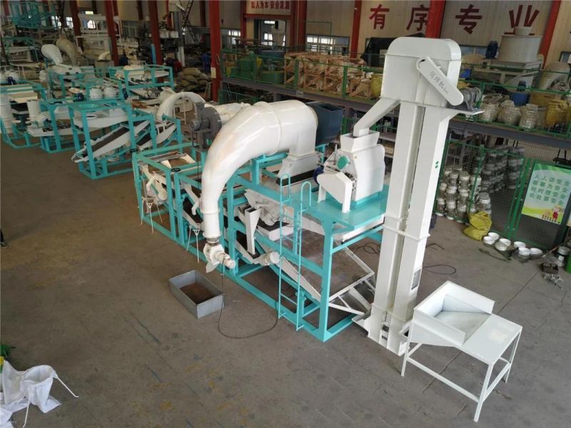 Agricultural Machinery Machine Line Buckwheat Hulling Peeling Cleaning Sheller Machine