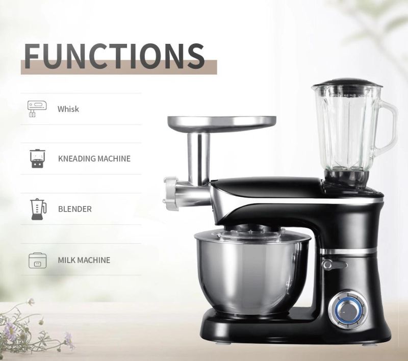 High Quality ABS Housing Mixer Kitchen Mixer Egg Mixer Food Kitchen Electric Blender and Batteur Melangeur Food Grander Mixer Stand Mixer