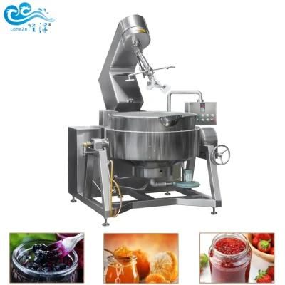 Industrial Type Automatic Gas Heating Planetary Jacket Cooker Machine for Fruit Jams 300L, ...
