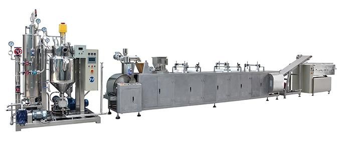 Flexible Elegant Milk Candy Production Line Filled Soft Candy Making Machine