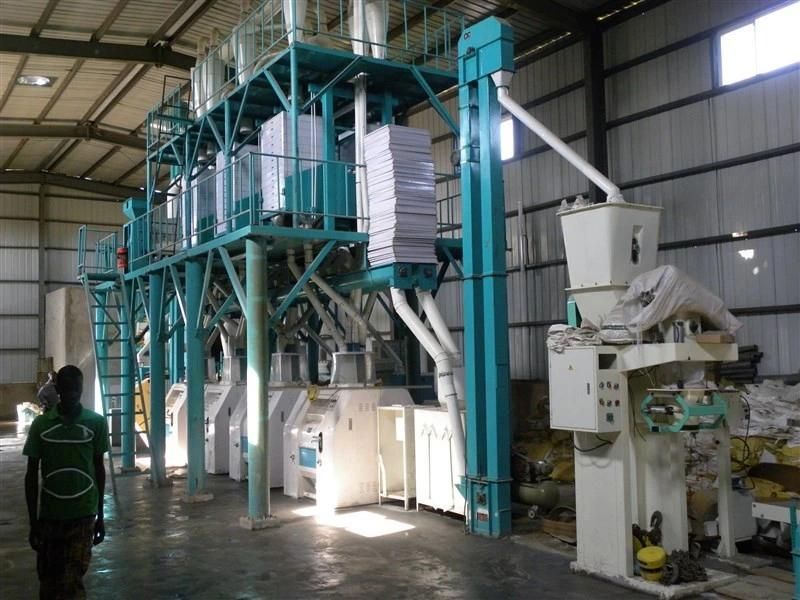 Maize Flour Milling Machine 50tpd in Africa