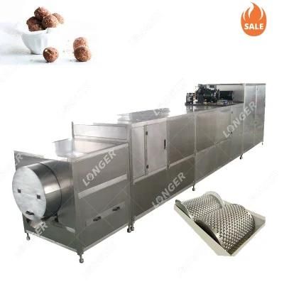600mm Roller Small Chocolate M&M Smarties Ball Forming Machine Chocolate Bean Making ...