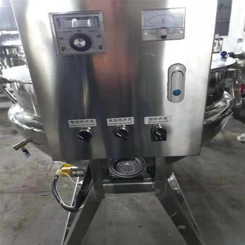 Stainless Steel Jacketed Mixing Cooking Pot with Agitator and Scraper Price