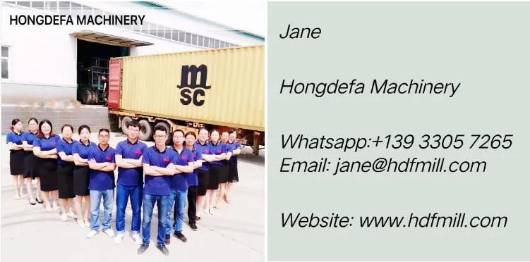Hongdefa Complete Automatic 100t/24h Corn Grinding Machine Running in Nigeria