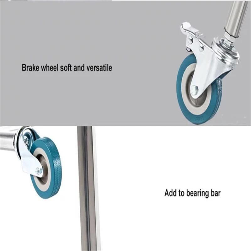Medical Hospital Dressing Stainless Steel Trolley Surgical Trolley with Drawers