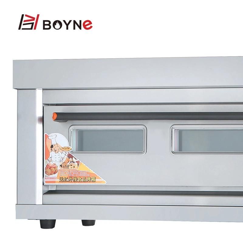 Hotel Bakery Electric Oven Three Deck Six Trays for Bread Baking
