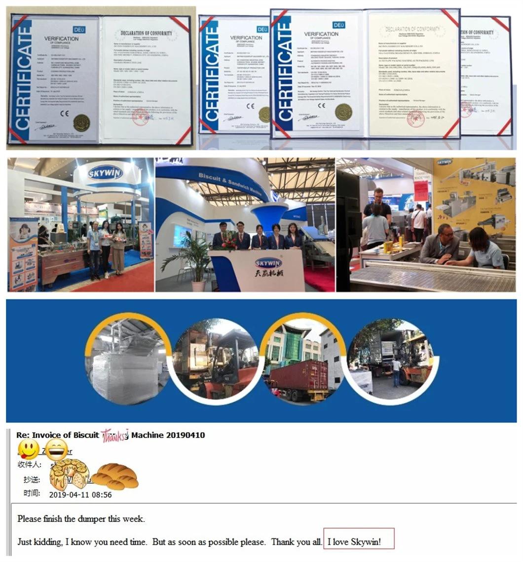 Skywin Manufacturer Icecream Cone Wafer Production Line Maker