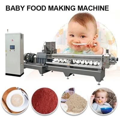 Instant Nutritional Cereal Powder Production Line Instant Drink Powder Making Machines