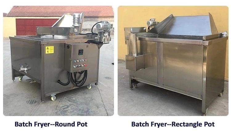 Factory Supply Industrial Potato Chips and Fried Pork Balls Frying Machinery