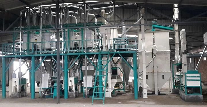 Complete Maize Corn Flour Mill Milling Plant of Europe Standard