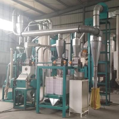 Specilly Designed for Africa Country 10t/24h Maize Corn Cone Flour Milling Machinery ...
