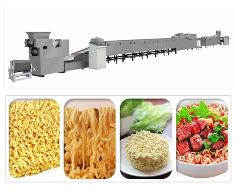 Automatic Noodle Making Machine Fried Indomie Instant Noodle Production Line
