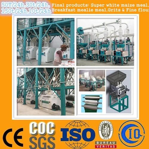 Africa 30 Ton Per Day Maize Grinding Hammer Mill Machine