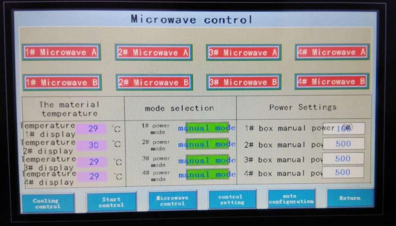 Fully Automatic Cocoa Beans Microwave Drying Machine