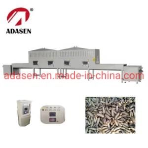 China Supplier Microwave Drying and Sterilizing Machine for Yellow Mealworm Black Water ...