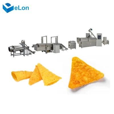Corn Chips Snack Maize Snack Food Puffing Extruder Cereals Snacks Making Production ...