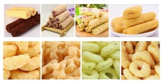 Automatic Core Filling Manufacturing Line Maize Snack Food Maker