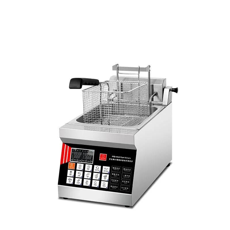 Commercial Equipment Stainless Steel Snack Chicken French Fries Deep Fryer for Restaurant