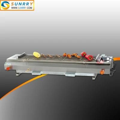 Stainless Steel Indoor Smokeless Electric and Gas Barbecue BBQ Grill Machine