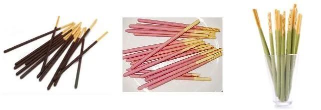 Full Automatic Model-600 Pocky Sticks Finger Biscuit Chocolate Dipping and Coating Machine