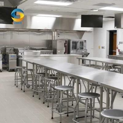 One-Stop Solution Professional Stainless Steel Hospital Catering Canteen Equipment School ...