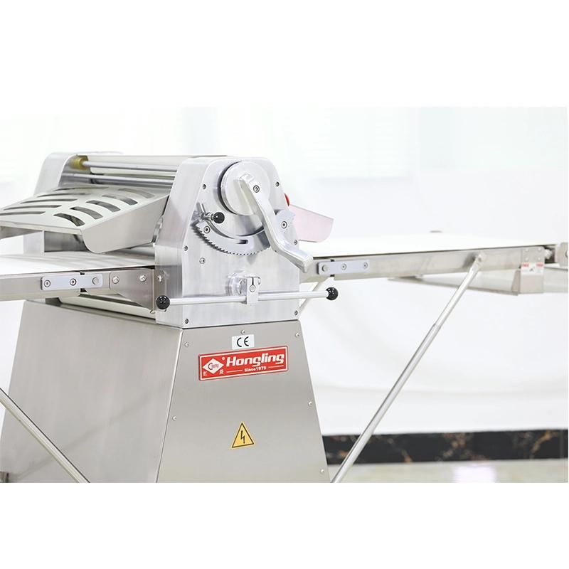 Hongling 630mm Full Ss Type Roller Sheeter Pizza Bread Croissant Pastry Sheeter