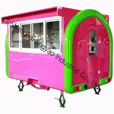 High Quality Modern Food Cart/Ice Cream Concession Trailer/Towable Food Trailer for Sale