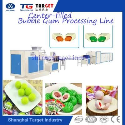 Center-Filled Bubble Gum Processing Machine