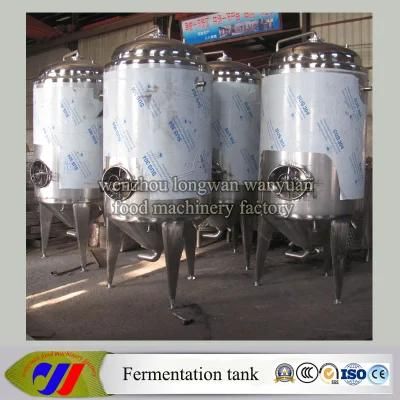 2000L Glycol Jacket Conical Beer Fermenter