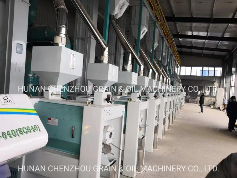 High Efficiency Mnsw21.5f Rice Milling Machine Mnsw Series Horizontal Air Blowing Double Roller Rice Whitening Machine Rice Whitener