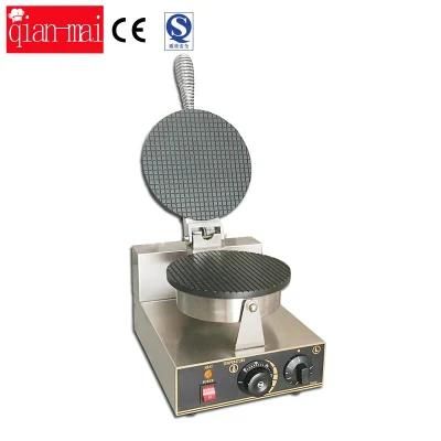 Stainless Steel Cake Maker Snack Waffle Ice Cream Cone Machine