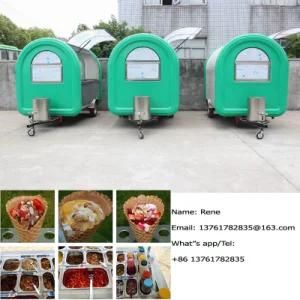 China Supply Mobile Food Wagon with Wheels