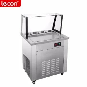 Hot Sale Flat Thai Rolled Fried Ice Cream Machine