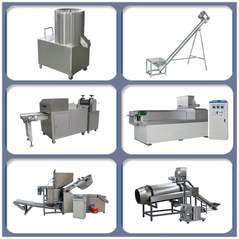 3D 2D Fried Fryum Snacks Pellet Extrusion Making Machine