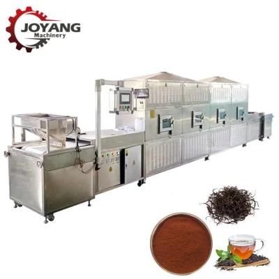 CE Certification Microwave Drying Sterilization Machine for Black Tea Powder