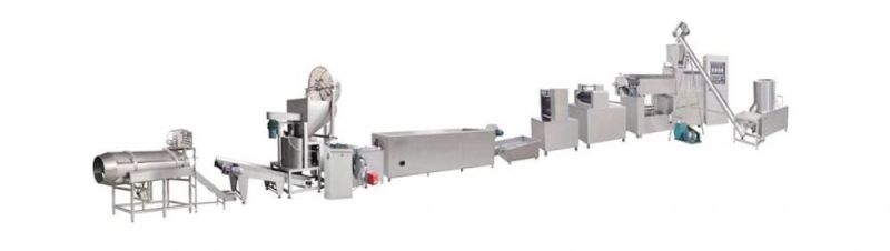 Automatic Chips Extruding Machinery Tortilla Corn Chips Processing Line